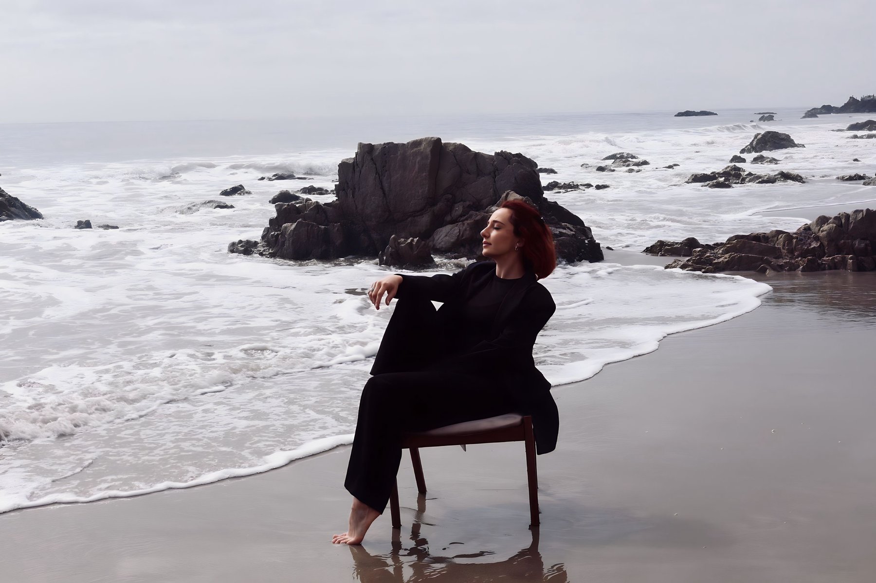 Portrait at the ocean